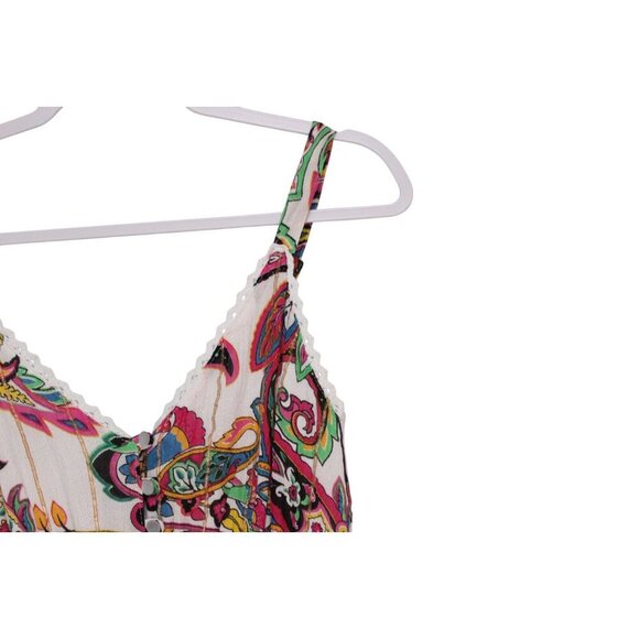 Anthropologie Maxi Dress Medium Colorful Paisley Boho Hippie Tiered Peasant - Picture 7 of 14